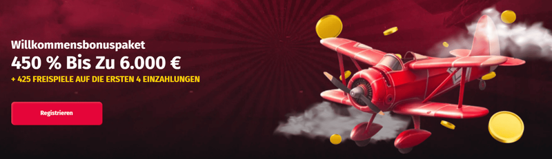 Jettbet Casino Bonuspaket 2026 – 450 % bis zu 6.000 € und 425 Freispiele für neue Spieler in Deutschland